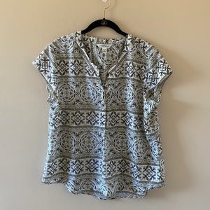 Croft&Barrow short sleeve blouse